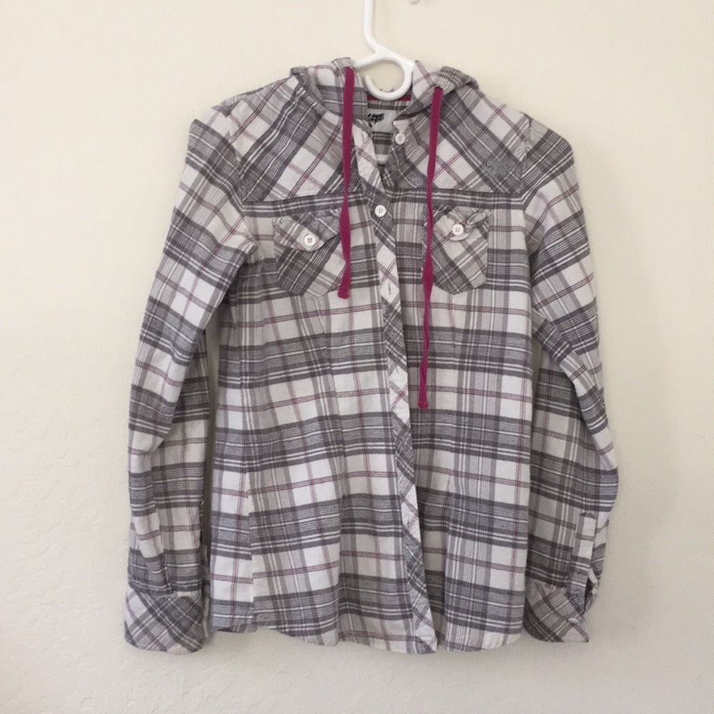 Fox Flannel with Hoodie